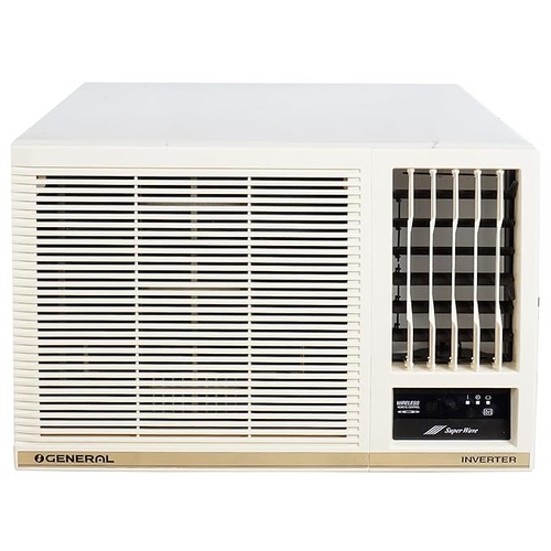 OGeneral 1.8 Ton 5 Star Inverter Window AC with Super Wave TechnologyAnti Bacterial Filter(AXGB22CHAA-B) White